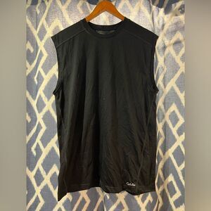 Cabelas Black Large Dry Release Muscle Tank Top